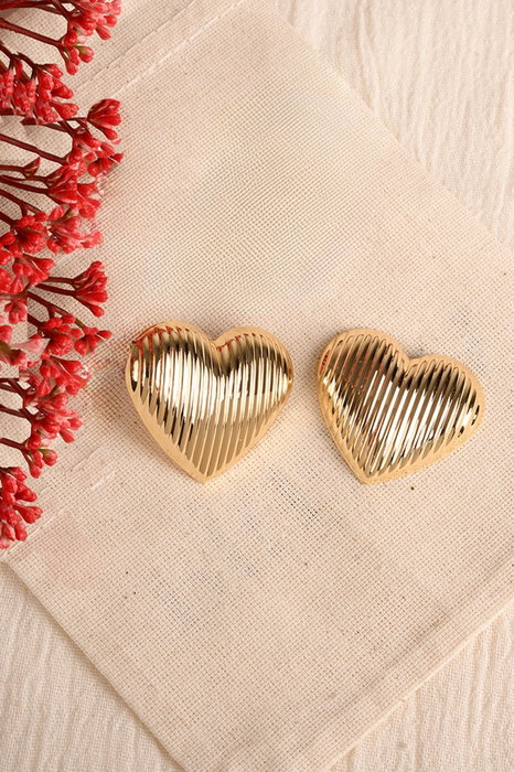 Heliophilia Silver Pendientes de Oro con Recubrimiento de Laca